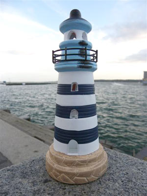 Lighthouse Tea Light Holder 20cms