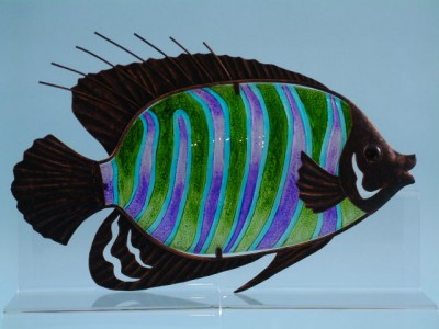 Glass Based Striped Fish