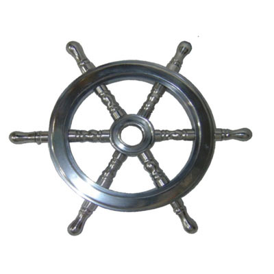 Metal Ship's Wheel