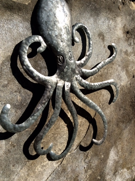 Metal Octopus Wall Art