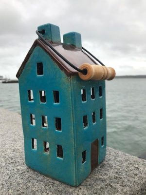 St Ives Tea Light Seaside Cottage Lantern
