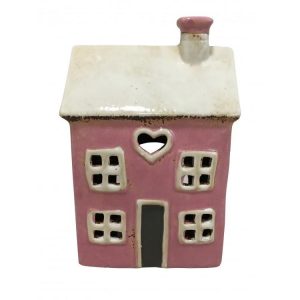 Pink Paignton Ceramic Tea Light Beach House