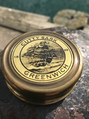 Brass Cutty Sark Tribute Compass