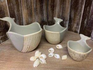 Three Whales in Ceramic - Measuring Jug Cups