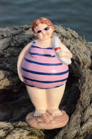 Cuddly Beach Lady
