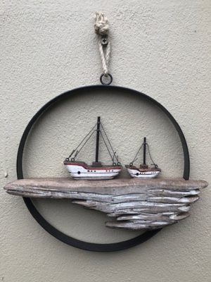Ring with Fishing Boats