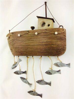 Fishermen's Boat with Fish