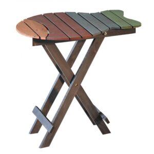 folding fish style table