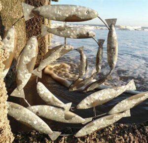 Metal Mackerel Wall Art