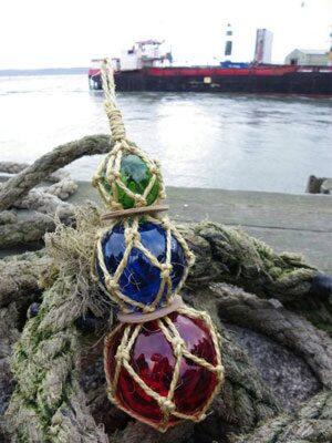Triple Glass Floats 37cms